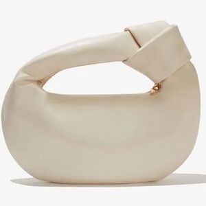 Melie Bianco Alexandra Cream Vegan Top Handle Bag